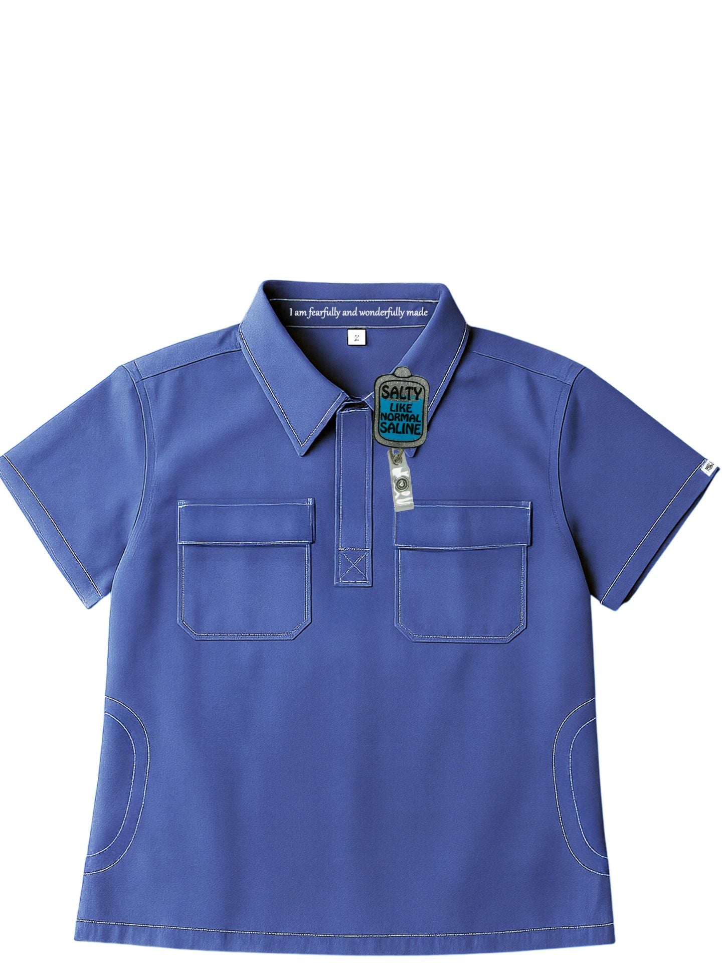 " Salty Like Normal Saline" Badge Reel