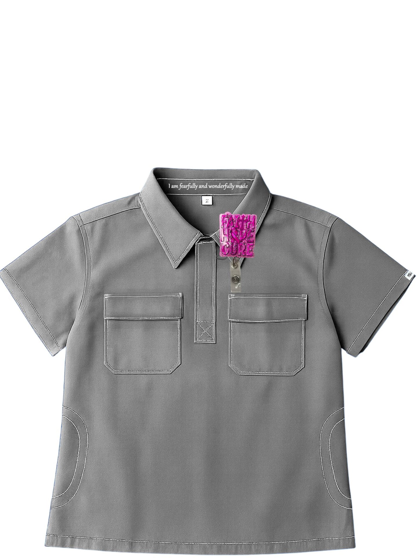 "FAITH HOPE CURE" Badge Reel