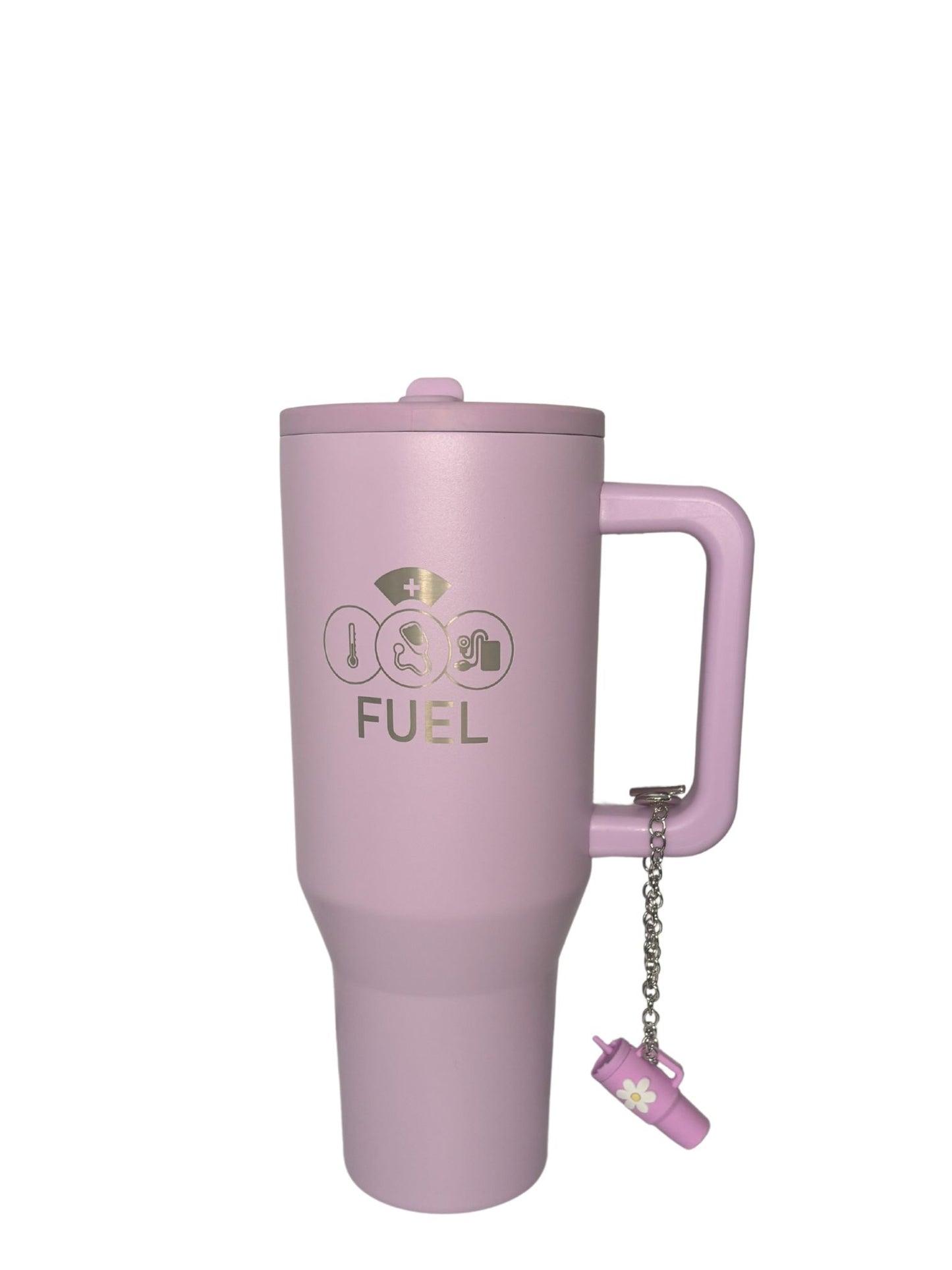Lilac " FUEL " Spill Proof Tumbler