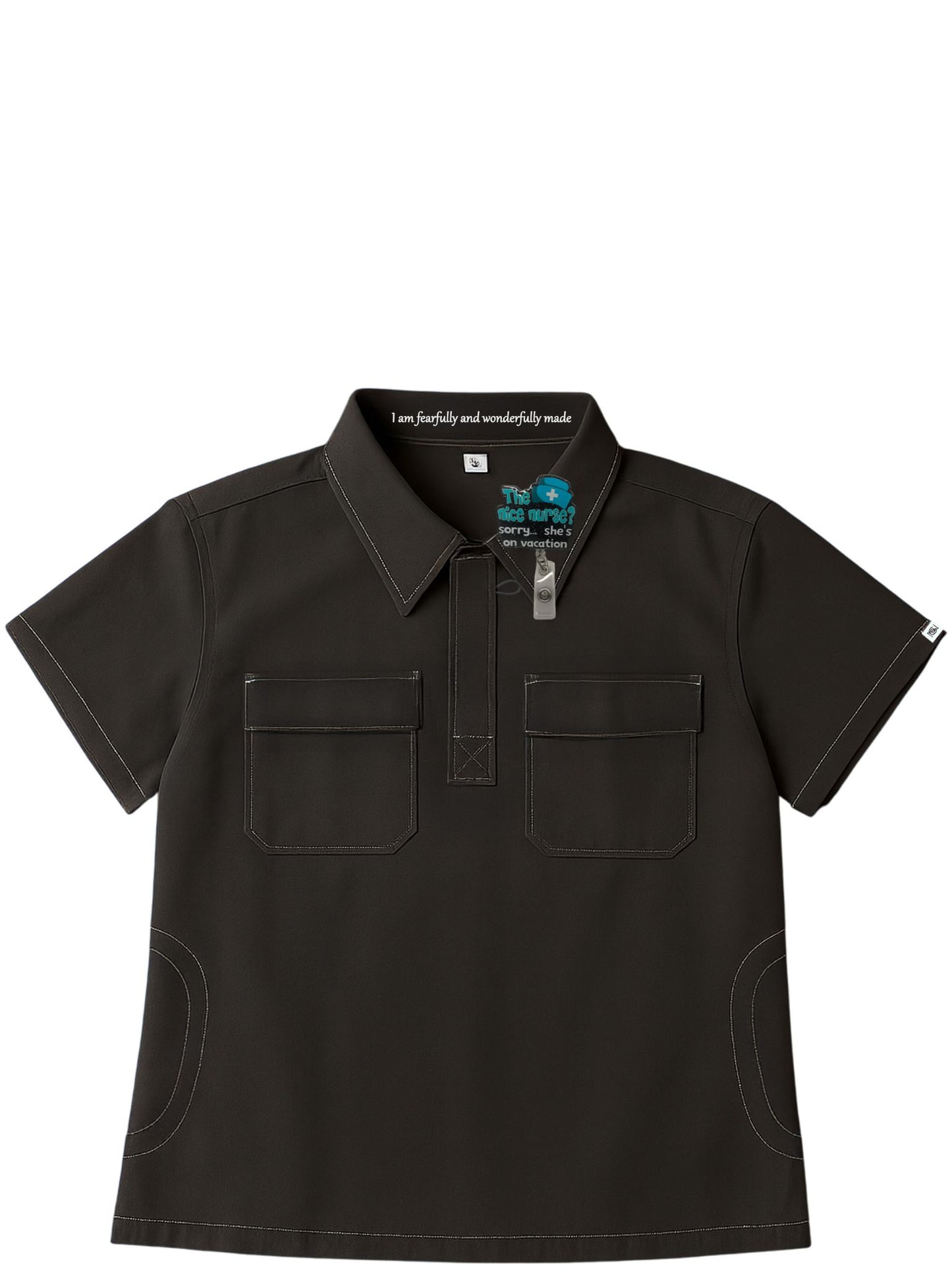 "The nice nurse? sorry... she's on vacation" Badge Reel