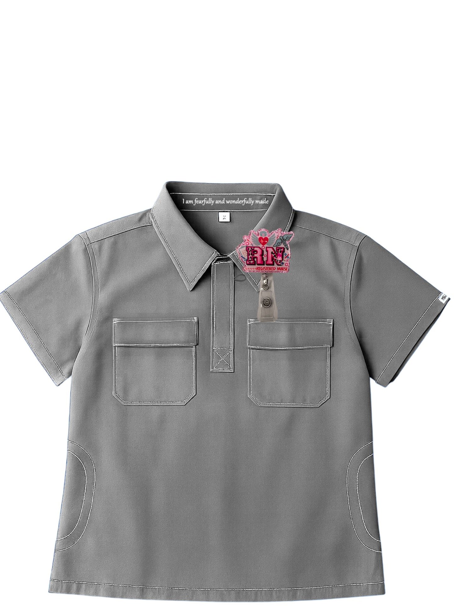 "RN" (Registered Nurse) Badge Reel