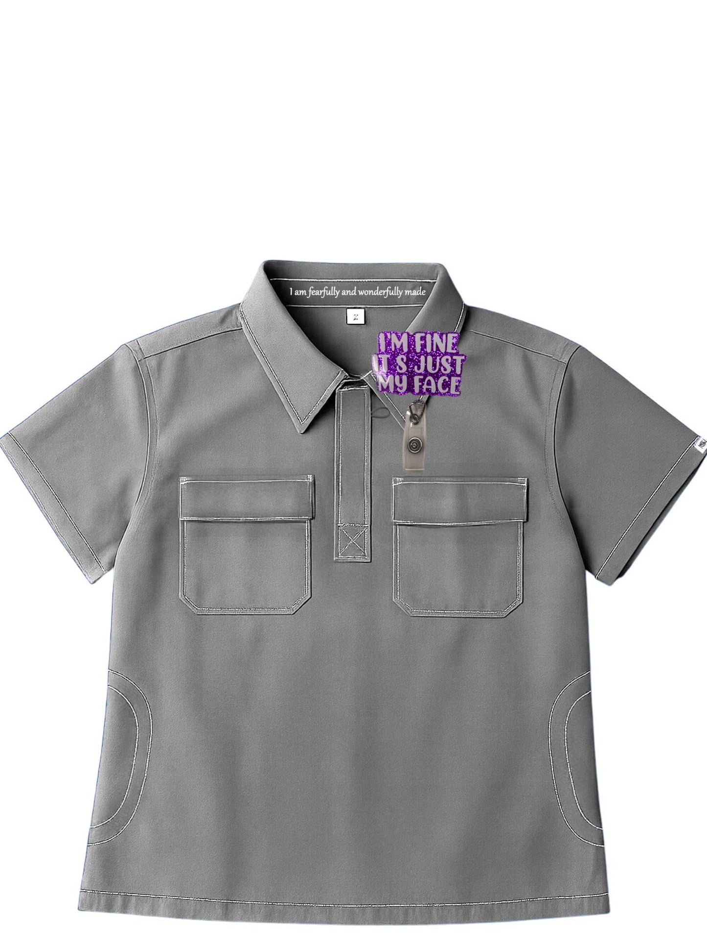 "I'm Fine It's Just My Face" Badge Reel