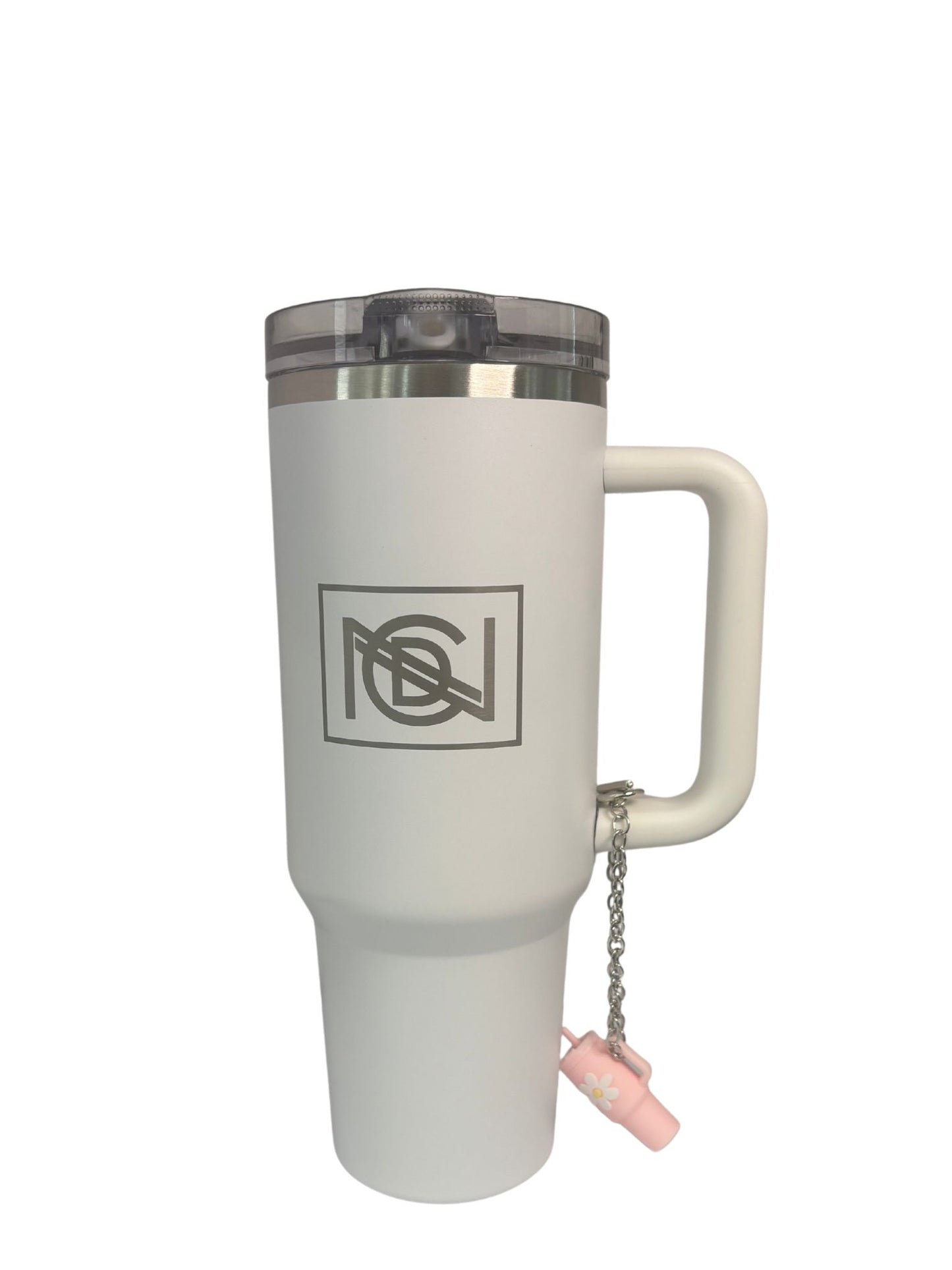 Winter White "NCD" 40 oz Tumbler