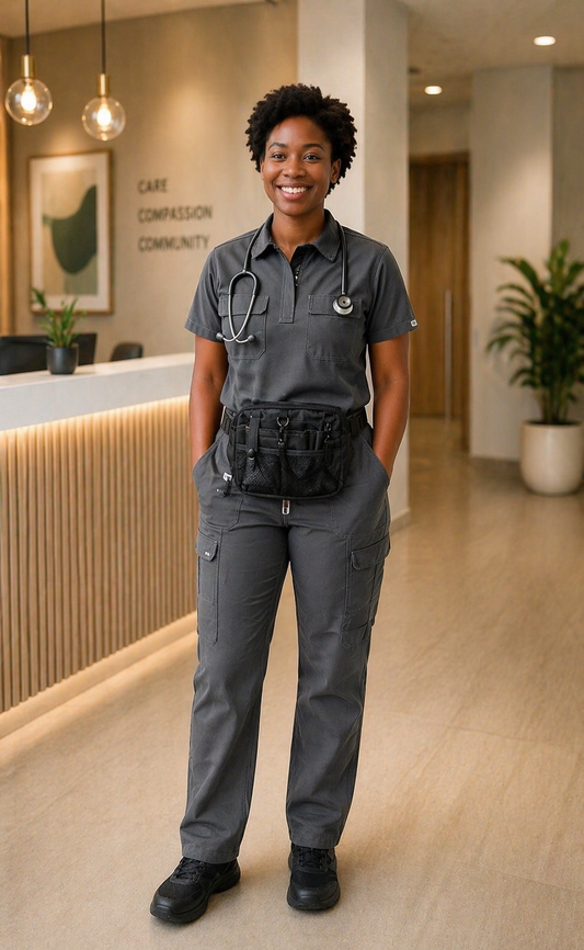 Nurse Utility Waist Bag - Multi-Pocket Medical Organizer Belt