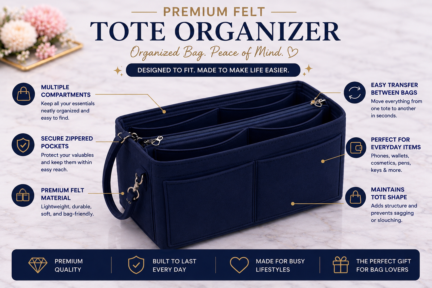 "1922 Legacy Carryall" Tote Bag