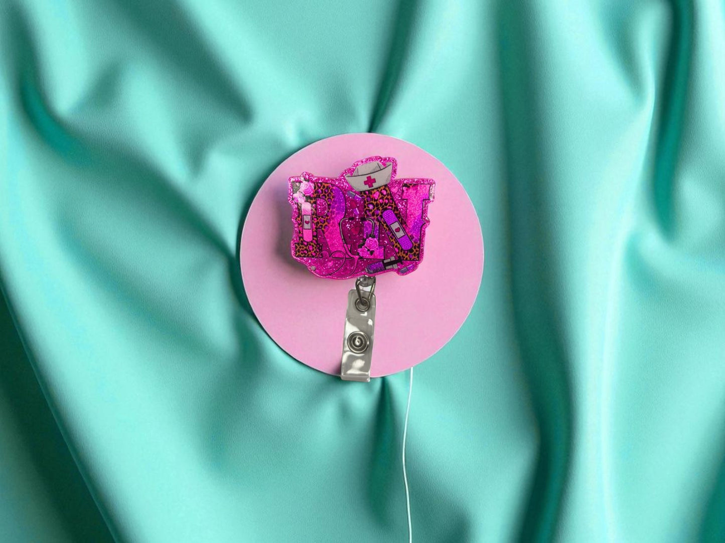 "RN"  (Registered Nurse) Badge Reel