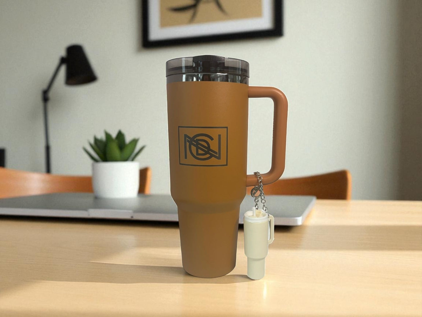 Caramel "NCD" 40oz Tumbler