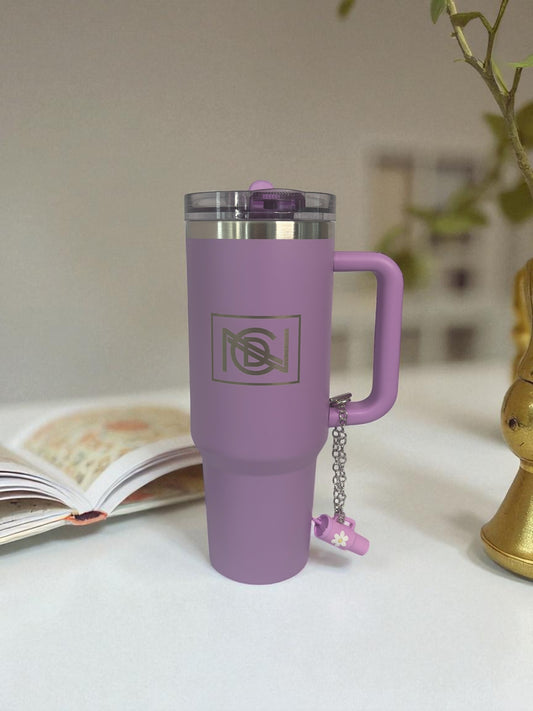 Lilac "NCD" 40oz Tumbler
