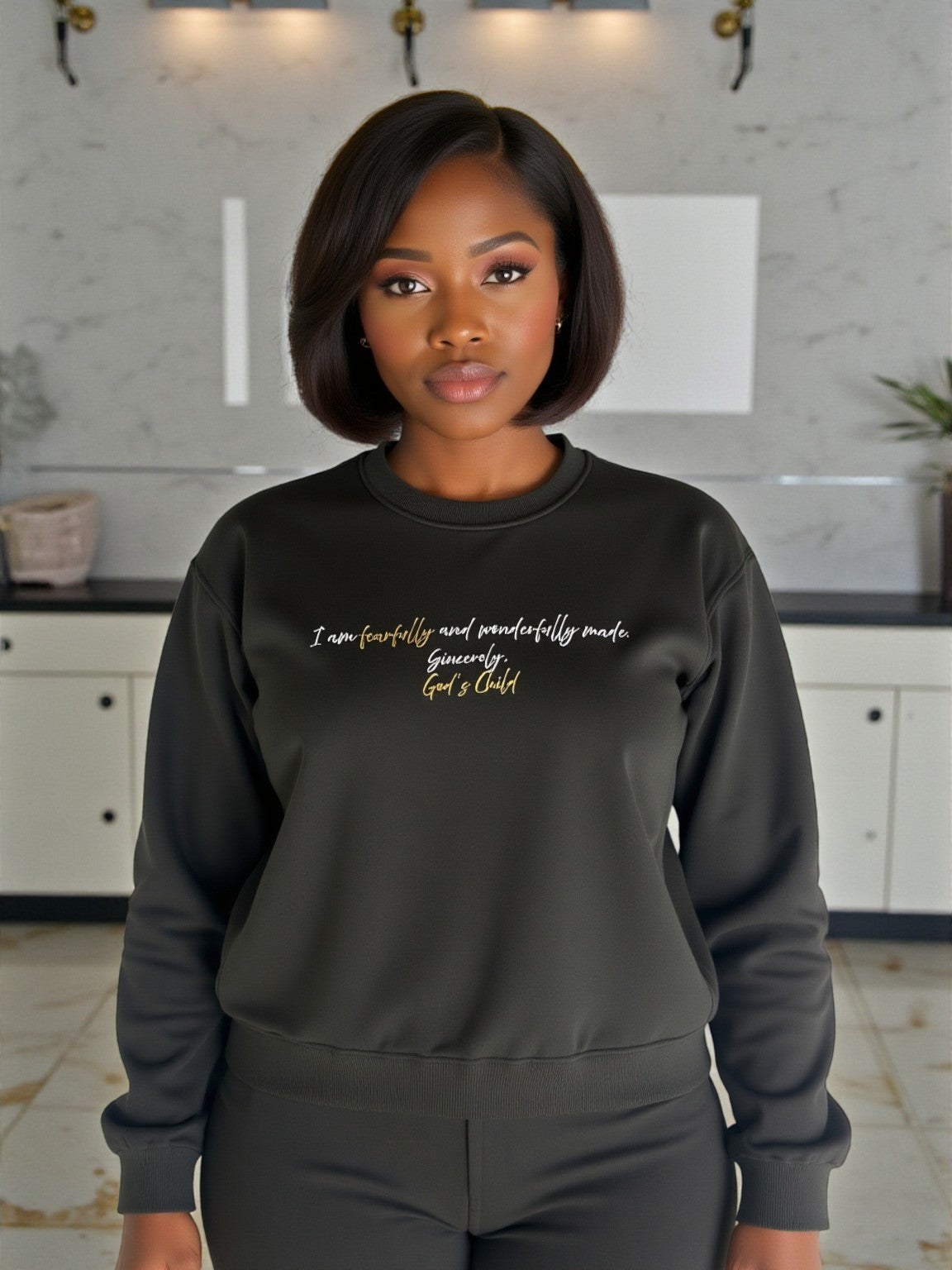 "Fearfully & Wonderfully Made" Crewneck Sweatshirt