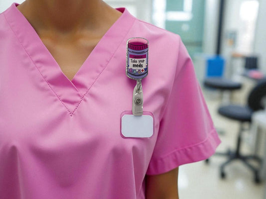 "Take your meds" Badge Reel