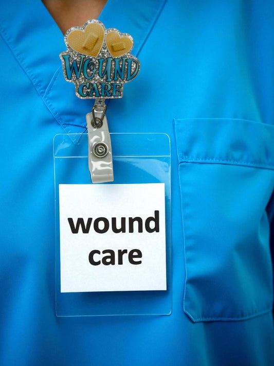 " Wound Care" Badge Reel